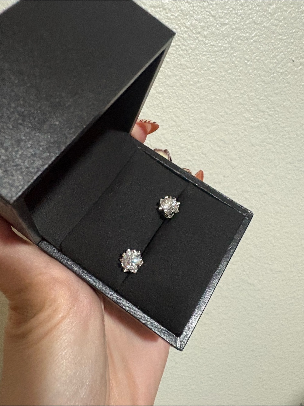 Francis Claire 1.70 Carat Moissanite Stud Earrings - Never Worn